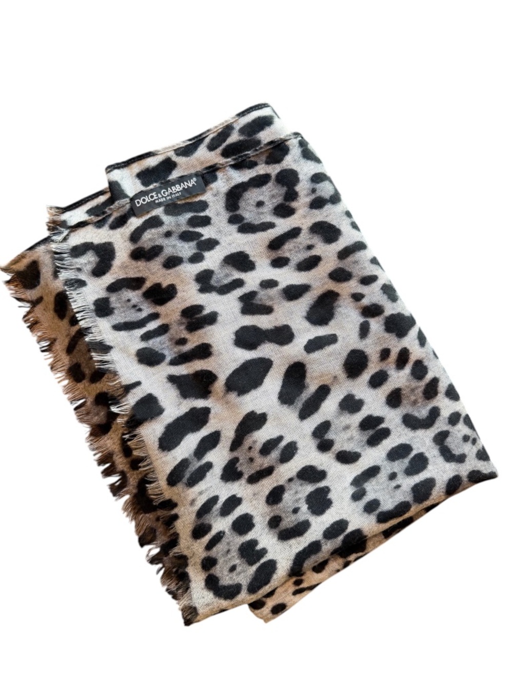 Dolce & Gabbana Leopard Scarf